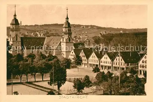 AK / Ansichtskarte Freudenstadt Marktplatz Stadtkirche Kurort im Schwarzwald Kat. Freudenstadt