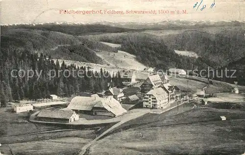 AK / Ansichtskarte Feldberg Schwarzwald Hotel Feldbergerhof Alpensicht Kat. Feldberg (Schwarzwald)