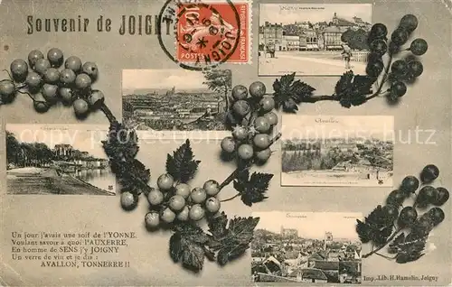 AK / Ansichtskarte Joigny Yonne Souvenir de la ville Kat. Joigny