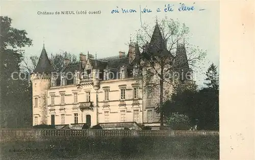 AK / Ansichtskarte Nieul Chateau Kat. Nieul