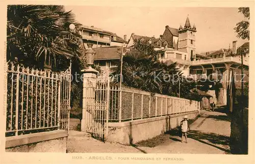 AK / Ansichtskarte Argeles sur Mer Tour Mendagne et Terrasse Kat. Argeles sur Mer