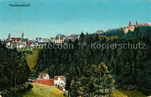 AK / Ansichtskarte Freudenstadt Panorama Kurort im Schwarzwald Kat. Freudenstadt