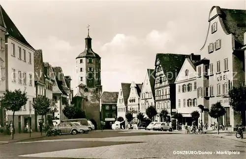 AK / Ansichtskarte Guenzburg Donau Marktplatz