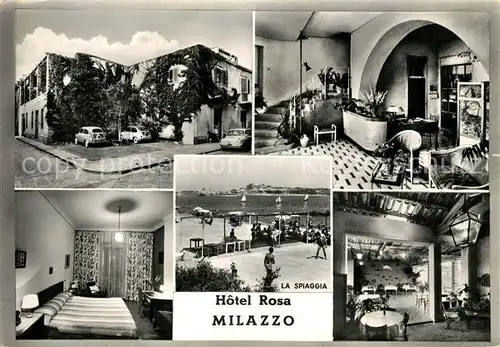 AK / Ansichtskarte Milazzo Hotel Rosa Strand Kat. Milazzo