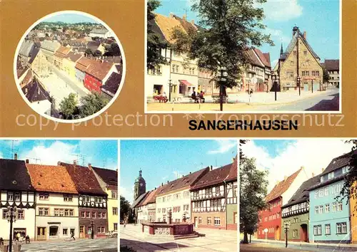 AK / Ansichtskarte Sangerhausen Suedharz Rund um den Markt Kat. Sangerhausen