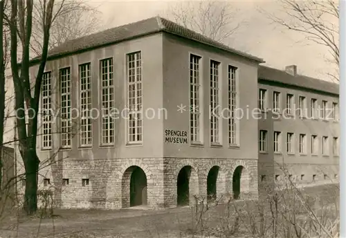 AK / Ansichtskarte Sangerhausen Suedharz Spenglermuseum mit Mammutsaal Kat. Sangerhausen