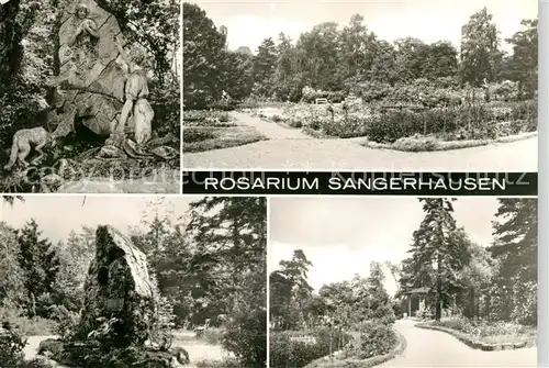 AK / Ansichtskarte Sangerhausen Suedharz Rosarium Kat. Sangerhausen