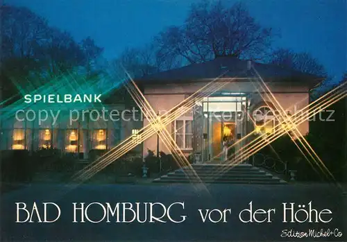 AK / Ansichtskarte Bad Homburg Spielbank Kat. Bad Homburg v.d. Hoehe