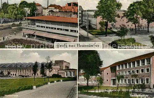 AK / Ansichtskarte Neumuenster Schleswig Holstein Holstenhalle Textilfachschule  Kat. Neumuenster