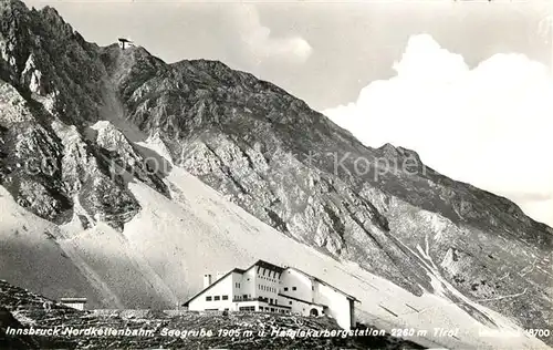 AK / Ansichtskarte Innsbruck Innsbruck Nordkettenbahn Seegrube Kat. Innsbruck