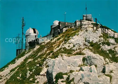 AK / Ansichtskarte Wendelsteinhaus Gipfel Observatorium Kat. Bayrischzell
