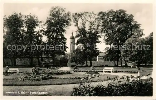 AK / Ansichtskarte Arnstadt Ilm Schlossgarten Kat. Arnstadt