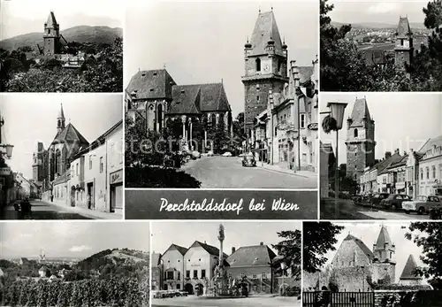 AK / Ansichtskarte Perchtoldsdorf Schloss Kirche Ortsansichten Kat. Perchtoldsdorf