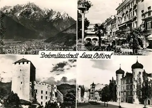 AK / Ansichtskarte Lienz Tirol Panorama Ortsansichten Schloss Kat. Lienz