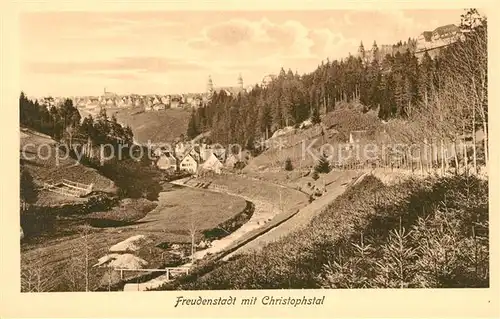 AK / Ansichtskarte Freudenstadt mit Christophstal Kat. Freudenstadt