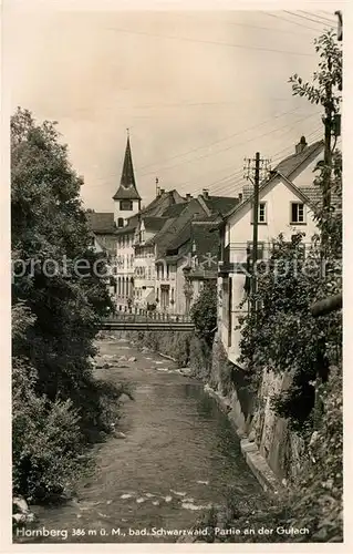 AK / Ansichtskarte Hornberg Schwarzwald Partie an der Gutach Kat. Hornberg