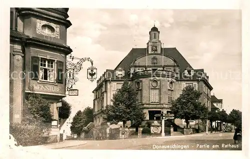 AK / Ansichtskarte Donaueschingen Rathaus Kat. Donaueschingen