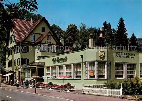 AK / Ansichtskarte Bad Liebenzell Hotel Germania Cafe Restaurant Kat. Bad Liebenzell