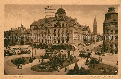 AK / Ansichtskarte Hannover Aegidientorplatz Strassenbahn Kat. Hannover