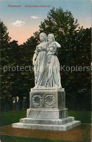 AK / Ansichtskarte Hannover Koeniginnen Denkmal Statue Kat. Hannover