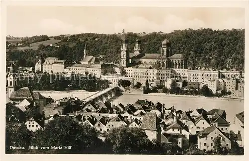 AK / Ansichtskarte Passau Panorama Blick vom Maria Hilf Kat. Passau