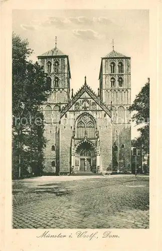 AK / Ansichtskarte Muenster Westfalen Dom Kat. Muenster