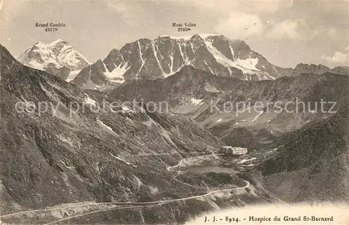AK / Ansichtskarte Grand Saint Bernard Hospiz Gebirgspass Walliser Alpen Kat. 