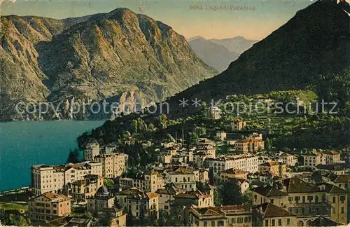 AK / Ansichtskarte Paradiso Lago di Lugano Panorama Luganersee Alpen Kat. Paradiso