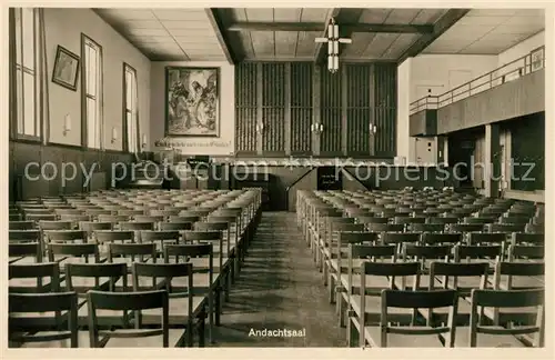 AK / Ansichtskarte Moettlingen Christliches Erholungsheim Rettungsarche Andachtsaal Kat. Bad Liebenzell