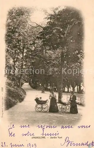 AK / Ansichtskarte Angouleme Jardin Vert Kat. Angouleme