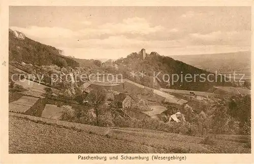 AK / Ansichtskarte Paschenburg Deckbergen Wesergebirge Kat. Rinteln