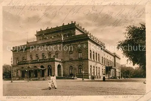 AK / Ansichtskarte Braunschweig Hoftheater Kat. Braunschweig