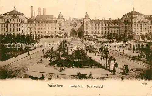 AK / Ansichtskarte Muenchen Karlsplatz Rondel Kat. Muenchen