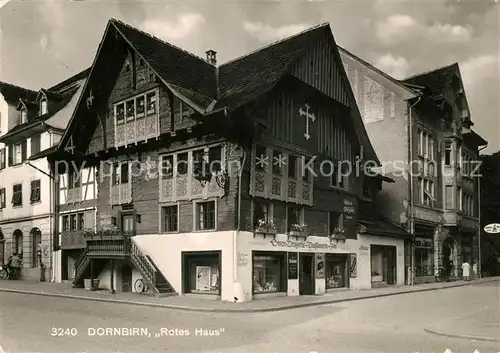 AK / Ansichtskarte Dornbirn Vorarlberg Rotes Haus Kat. Dornbirn
