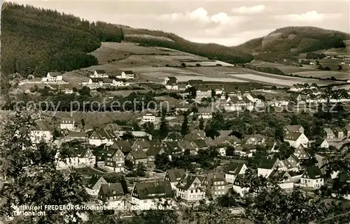 AK / Ansichtskarte Fredeburg Schmallenberg Teilansicht Luftkurort