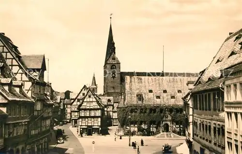 AK / Ansichtskarte Quedlinburg Markt Kirche Altstadt Kat. Quedlinburg