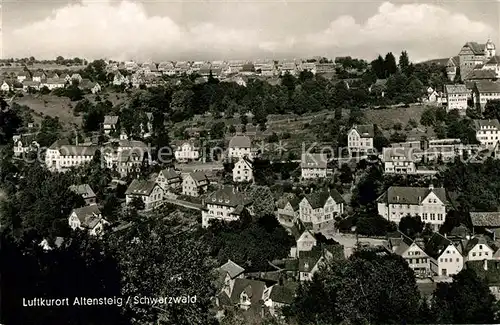 AK / Ansichtskarte Altensteig Schwarzwald Panorama Luftkurort