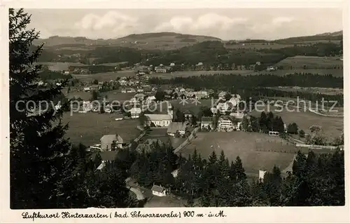 AK / Ansichtskarte Hinterzarten Panorama Luftkurort im Schwarzwald Kat. Hinterzarten