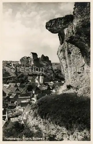 AK / Ansichtskarte Pottenstein Oberfranken Fraenkische Schweiz Felsen Kat. Pottenstein