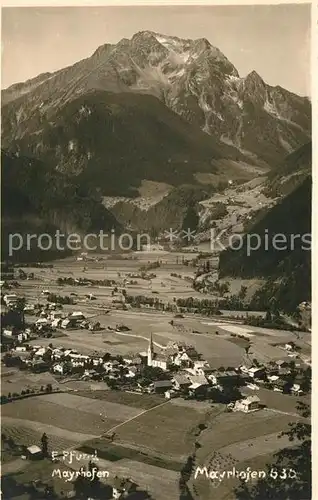 AK / Ansichtskarte Mayrhofen Zillertal Fliegeraufnahme Kat. Mayrhofen