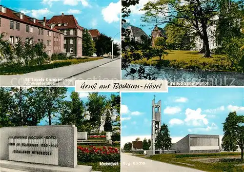 AK / Ansichtskarte Hoevel Sauerland Josefs Krankenhaus Schwesternheim Schloss Ermejinghof Ehrenmal Kat. Sundern (Sauerland)