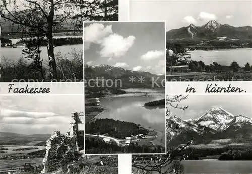 AK / Ansichtskarte Faakersee Teilansichten Kat. Villach