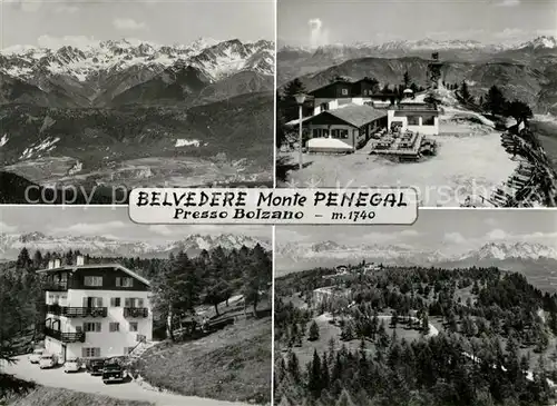 AK / Ansichtskarte Monte Penegal Panorama Hotel Belvedere Fliegeraufnahme Kat. Italien