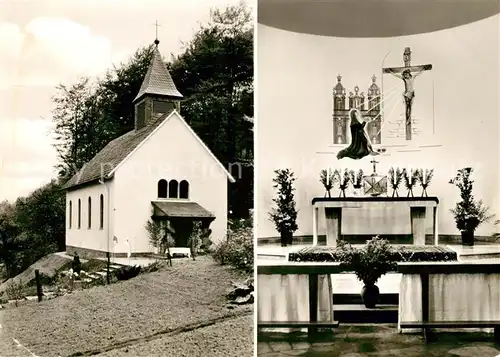 AK / Ansichtskarte Oerlinghausen St Hedwigs Haus Kapelle Altar Kat. Oerlinghausen