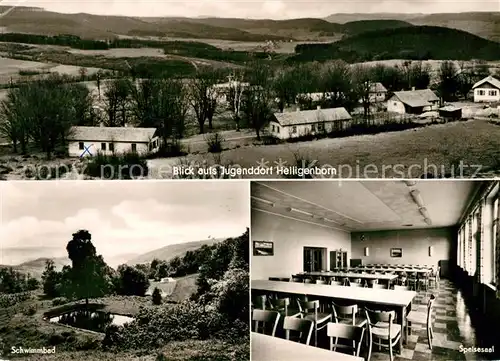 AK / Ansichtskarte Schluechtern Jugenddorf Heiligenborn Speisesaal Schwimmbad Kat. Schluechtern