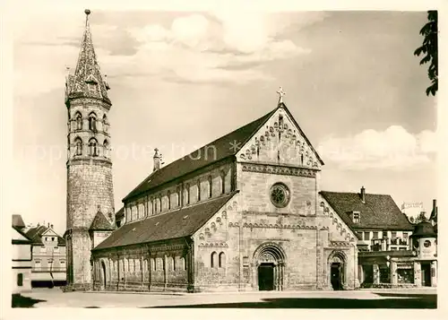 AK / Ansichtskarte Schwaebisch Gmuend Johanneskirche von Westen Kat. Schwaebisch Gmuend