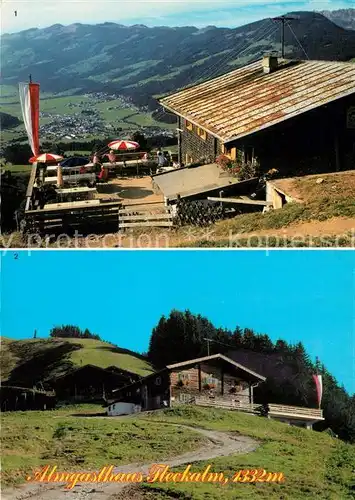 AK / Ansichtskarte Kirchberg Tirol Almgasthaus Fleckheim Hahnenkamm Kat. Kirchberg in Tirol