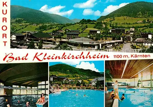 AK / Ansichtskarte Bad Kleinkirchheim Kaernten Teilansicht Kurort Freibad Hallenbad Kat. Bad Kleinkirchheim