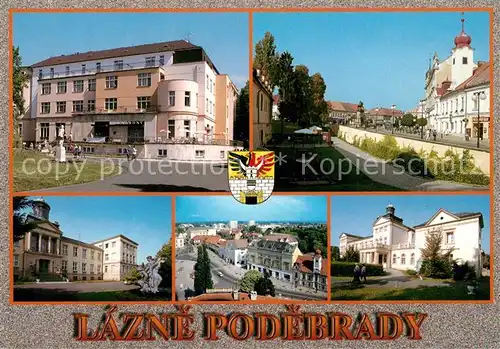 AK / Ansichtskarte Lazne Podebrady LD Libensky namesti LD Mir Zamecek Kat. Tschechische Republik