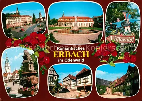 AK / Ansichtskarte Erbach Odenwald Brunnen Gebaeude  Kat. Erbach